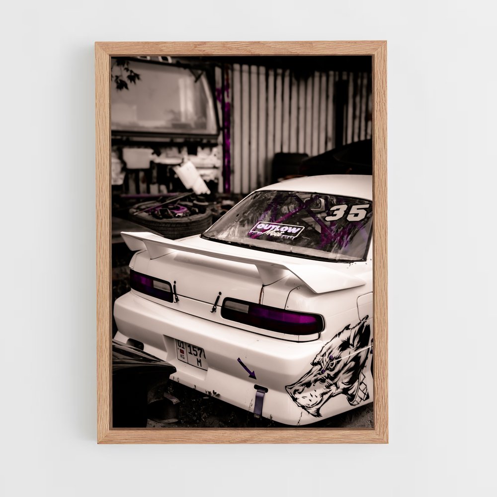 Poster Purple Drift – affiche Nissan (vue 4)
